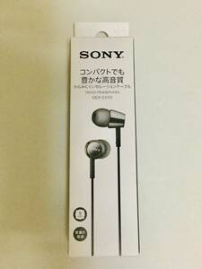 ●新品●SONY カナル型イヤホン(ブラック) MDR-EX155■ヤフネコ匿名配送対応：送料140円～　ソニー　純正品