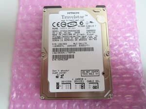 HGST 日立 HTS541060G9AT00 (60GB 9.5mm) 使用0時間