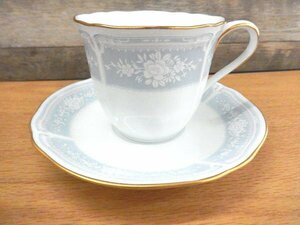 Noritake /ノリタケ レースウッドゴールド コーヒー碗皿 2客セット 美品！