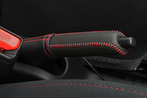スズキ アルト ターボ RS HA36 サイドブレーキブーツ・カバーセット 赤ステッチ_画像3