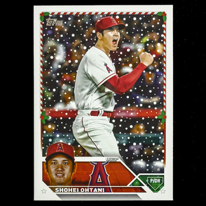 大谷翔平 2023 Topps Holiday ベースカード No.H17