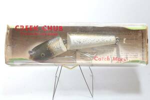 出品当日終了 70s NIB クリークチャブ ジョインテッド ダーター Creek Chub Jointed Darter ヘドン ジグワグ ラッキー13 バサー