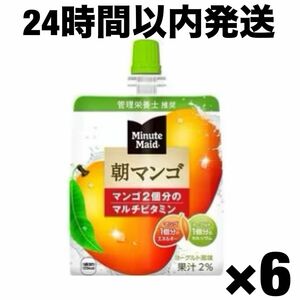 【24時間以内発送】 ミニッツメイド 朝マンゴ 6個