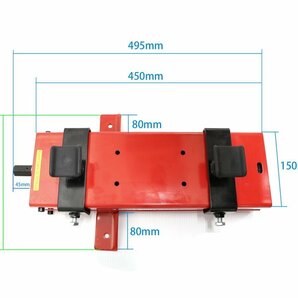 【1個限定セール】 モーターサイクルジャッキ メンテナンス バイクリフト 専用ハンドル 耐荷重500kg 動画 TD7014-2の画像9
