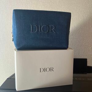 Dior デニムポーチ　箱付き