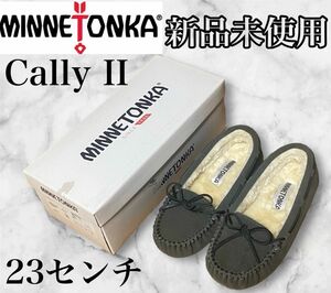 新品！ミネトンカCallyⅡ Size6M【23cm】Color Gray