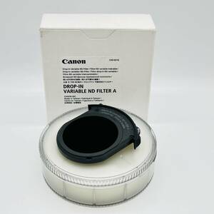 ★極上美品★ CANON キヤノン DROP-IN VARIABLE ND FILTER A EF-EOS R ドロップイン 可変式NDフィルター #01150