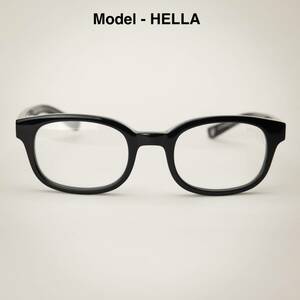 Uncrowd アンクラウド Model - HELLA COLOR : ブラック / クリアレンズモデル