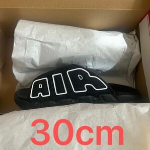 サイズ 30cm Nike Air More Uptempo Slide Black ナイキ モアテン スライド 黒 新品未使用