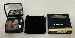 【MSO-4727IR】CHANEL シャネル LES 4 OMBRES 268 CANDEUR ET EXPERIENCE 化粧品 付属品あり アイシャドー コスメ 中古品 