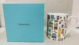 【MSO-4551IR】TIFFANY＆Co. 5thアベニュー ニューヨーク マグカップ 中古品 箱有り ブランド食器 コレクション インテリア 住まい