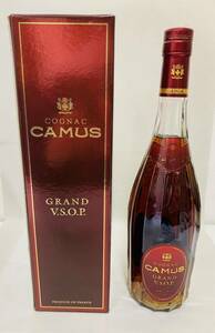 【MSO-4728IR】COGNAC CAMUS GRAND V.S.O.P コニャック カミュ 700ml アルコール 40% 箱有り 古酒 洋酒 ブランデー 中古品 