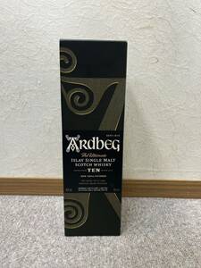 【RSA-2473】【1円～】ARDBEG アードベック 10年 TEN 46％ 700ml アンティーク プレミア レア物 箱付き 保管品 現状品 未開栓品 お酒