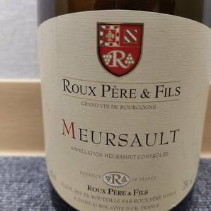 【EKA-6823MY】 １円スタート ROUX PERE FILS MEURSAULT 2015 ルー・ペール・エ・フィス ムルソー 750ml 13% 未開封 中古品 長期保管品の画像2