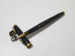 [mr0 BY7669] PARKER パーカー 万年筆 ペン先 14K 585 ブラック ゴールド フランス製