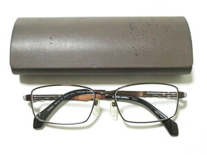 [mr1 BY7839] MENS MARK Charmant XM1128 BR 54□16-142mm 眼鏡 メガネ めがね 度入り