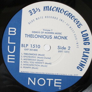 [mr2 HN7995] 【帯付】Thelonious Monk セロニアス・モンク Genius Of Modern Music 第1集 LP レコード GXF-3014 BLUENOTE ブルーノート の画像8