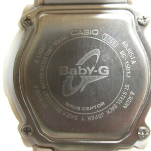 [mr3 BY8052] CASIO カシオ カシオ Baby-G BG-1501J SS×ラバー クォーツ 10気圧防水 腕時計 ウォッチ レディースの画像7