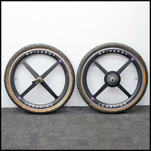 △SPINERGY/スピナジー カーボンホイール revXroks MTB用 スプロケット付き 26インチ/DURA-ACE/デュラエース/CS-7700/前後セット