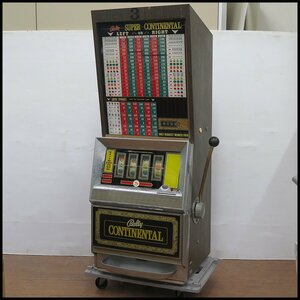 #A-1) BALLY slot machine SUPER CONTINENTAL present condition goods / Bally super Continental / Casino manner lever type slot / antique 