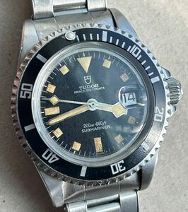 ◆Tudor◆ ［イカサブ］submariner ブラックダイアルcalオートマ［9411/0］DＡTＥ