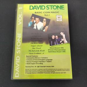 【D33】Basic Coin Magic VOL.1 David Stone デビッド・ストーン コイン DVD マジック 手品の画像2