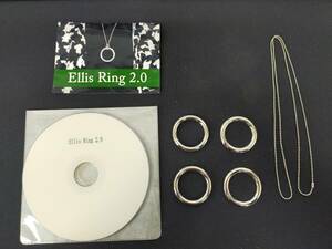 【M99】Ellis Ring 2.0　エリスのリング　クロースアップ　DVD　ギミック　マジック　手品