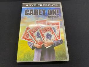 【D12】CAREY ON!　キャリーオン　John Carey　ジョン・キャリー　RSVP　カード　DVD　マジック　手品