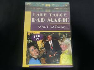 【D30】LAKE TAHOE BAR MAGIC　Randy Wakeman　ランディーウェイクマン　2枚組　激レア　DVD　クロースアップ　カード　マジック　手品