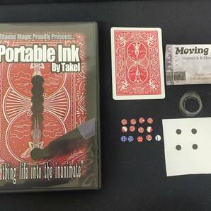 【D72】Portable Ink ポータブルインク Takel タケル カード DVD ギミック マジック  手品の画像1