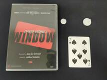 【D24】WINDOW　ウィンドウ　David Stone　デビッド・ストーン　カード　DVD　ギミック　マジック　手品_画像1