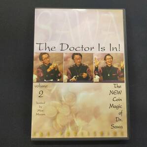 【D75】The Doctor Is In volume 2 ドクターイズイン Dr.Sawa 澤浩 Max Maven コイン DVD マジック 手品の画像1