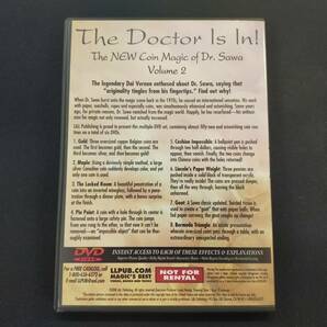 【D75】The Doctor Is In volume 2 ドクターイズイン Dr.Sawa 澤浩 Max Maven コイン DVD マジック 手品の画像2