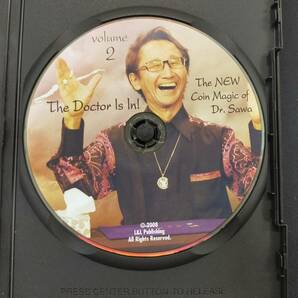 【D75】The Doctor Is In volume 2 ドクターイズイン Dr.Sawa 澤浩 Max Maven コイン DVD マジック 手品の画像3