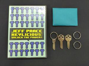 【D96】KEYLICIOUS　キーリシャス　鍵の貫通　Jeff Prace　DVD　ギミック　マジック　手品