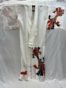 [JK232] summer kimono . woman thing white color bundle ..... Japanese clothes Japanese clothes costume lawn grass . play large . play dancing Mai pcs 