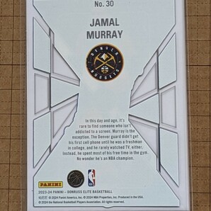 ジャマール・マレー【NBA2023-24PANINI DONRUSS ELITE BASKETBALL】JAMAL MURRAY #30 インサート ELITE DECKの画像2