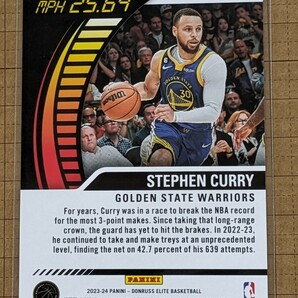 ステフィン・カリー【NBA2023-24PANINI DONRUSS ELITE BASKETBALL】STEPHEN CURRY #9 インサート FULL THROTTLEの画像2