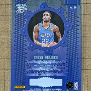 ケイソン・ウォーレス【NBA2023-24PANINI DONRUSS ELITE BASKETBALL】CASON WALLACE RC #26 インサート CRAFTSMENの画像2