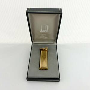 15408/ dunhill ダンヒル ローラーガスライター ゴールド 金 喫煙具 ケース付き