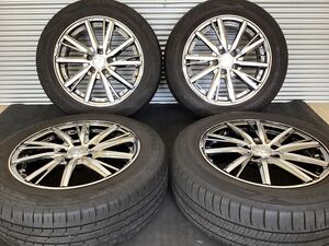 ■STEINER SF-V[17インチ 7J 5穴 PCD114.3 +48]■DUNLOP ENASAVE RV504/RV505[215/60R17]2018/2019年製4本セット■エスティマ CH-R 