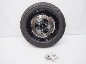 NSR50フロントホイール2.50×12J軽い振れありKSR80取付.メーターギア他付