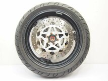 XJR1200純正フロントホイール前ホイール 4KG F-42刻印 17x3.50_画像1