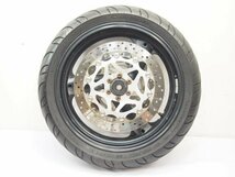 XJR1200純正フロントホイール前ホイール 4KG F-42刻印 17x3.50_画像9