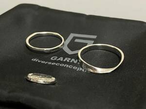 GARNI ガルニ シルバー リング 2個セット 指輪 【Crockery Ring - SS】【 Loop Ring - M】