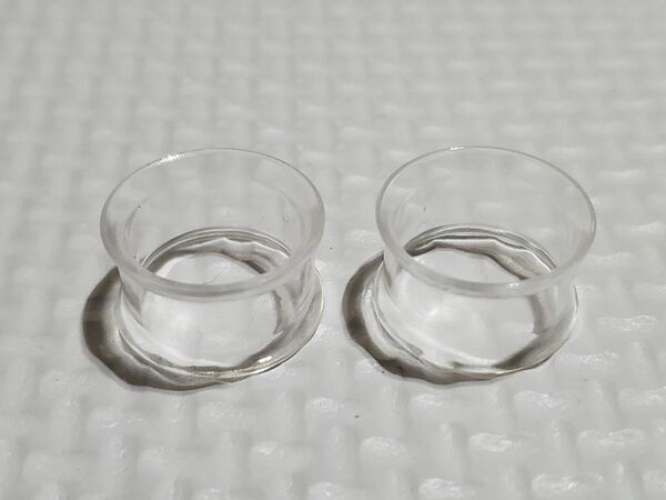 透明 ボディピアス 16mm 2個セット