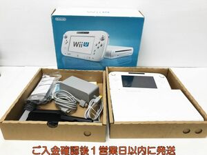 【1円】任天堂 WiiU プレミアセット 本体 セット 32GB ホワイト ニンテンドーWii U 初期化/動作確認済 H06-473yk/G4