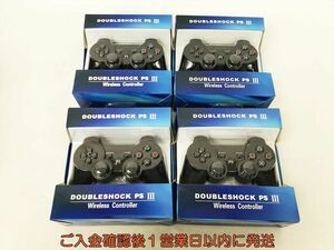 【1円】未使用品? E-game DOUBLESHOCK PS III ワイヤレスコントローラー まとめ売り 4点セット 未検品ジャンク DC09-762jy/G4