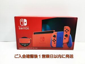 未使用品 任天堂 Nintendo Switch 本体/箱 セット マリオレッド/ブルー ゲーム機本体 L03-570yk/G4