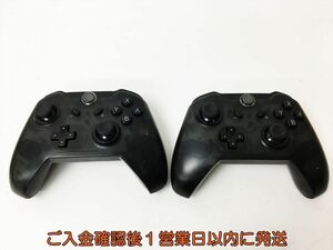 【1円】Switch 社外製 ワイヤレスコントローラー ブラック 2個セット まとめ売り 未検品ジャンク ニンテンドースイッチ F07-306rm /F3